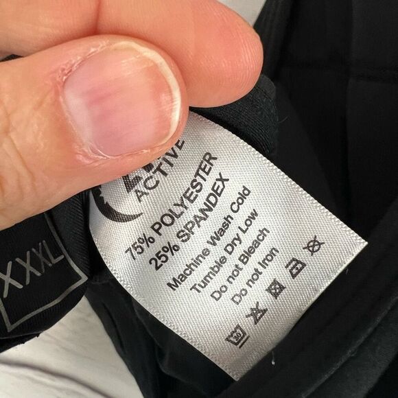 Zyia Women's 3XL Black Criss Cross Crop Top Activewear Tank - Picture 6 of 7